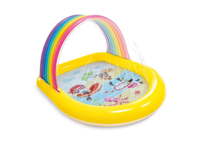 Intex Rainbow Arch Spray Pool, Ages 2+