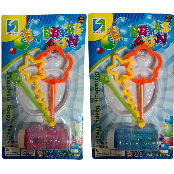 Bubbles with 3-in-1 Wand - 2 Pack