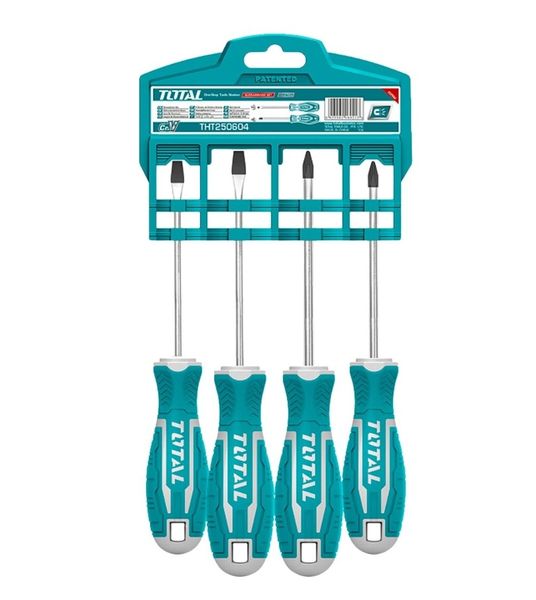 Total 4 Pcs Screwdriver Set