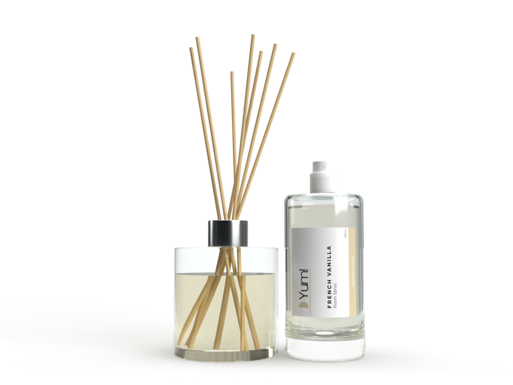 French Vanilla | Filled Diffuser, Reeds &amp; Room Spray Gift Pack