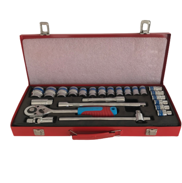 24 Piece 1/2" socket set Chrome Vanadium