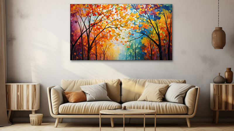Colourful Canopy Abstract - Hd0080 image