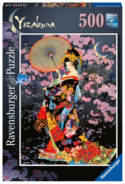 Ravensburger 500 Piece Puzzles-Cherry Blossom Night