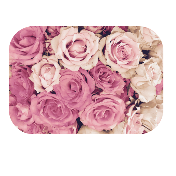Pink Roses Printed Mouse Pad