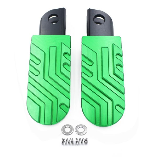 Motorcycle Driver Front Foot Peg Footrests Pedals For Kawasaki
