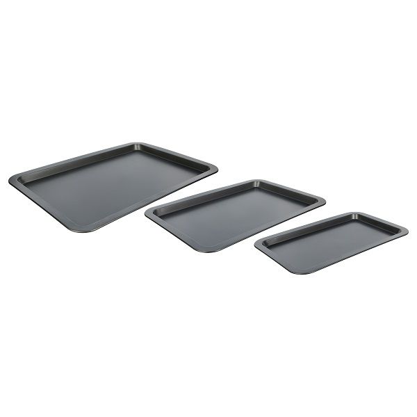 5five Stainless Steel Non Stick Baking Tray 3 Piece Set