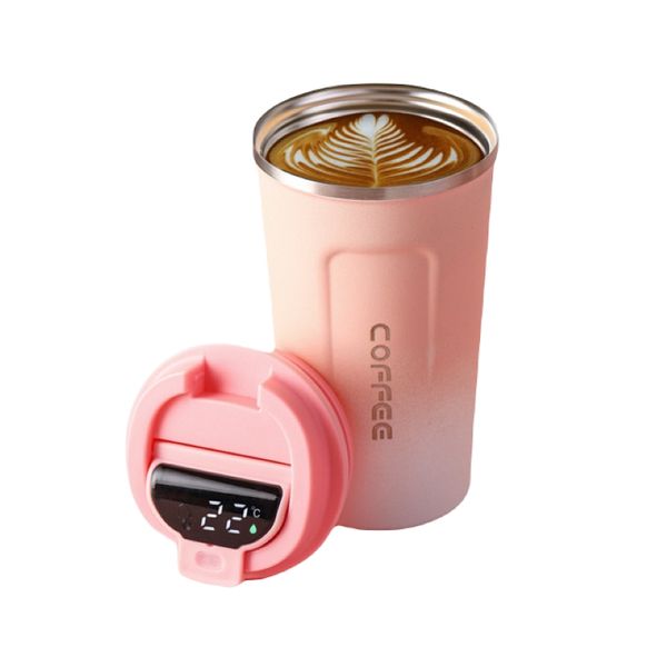 2 Colour Stainless Steel Vacuum Flask - Coffee Mug - 510ml