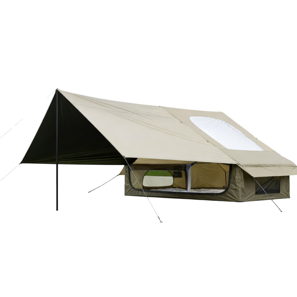 Canopy Camping Tent - 4 Person, UV Resistant