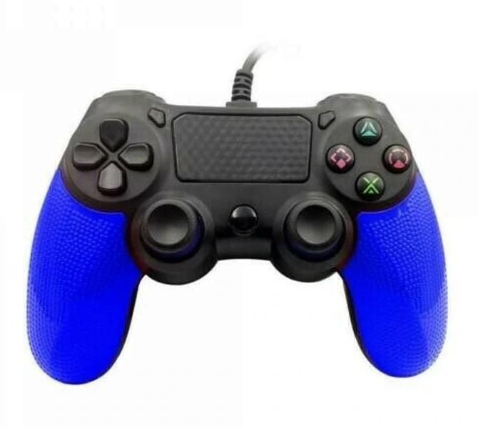 Classic PS4 Twin Vibration 4 Wired Controller FO-P4YX -Blue