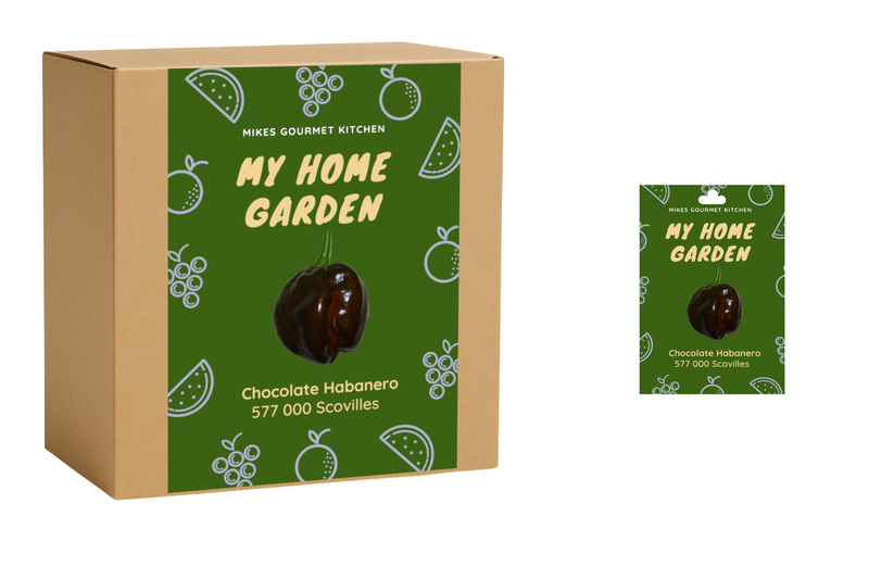 Chilli Grow Kit Complete - Chocolate Habanero + Seed pack