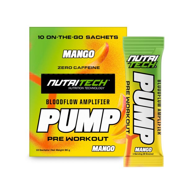 nutritech Nuke Pump Pre workout 8g x 10sachets