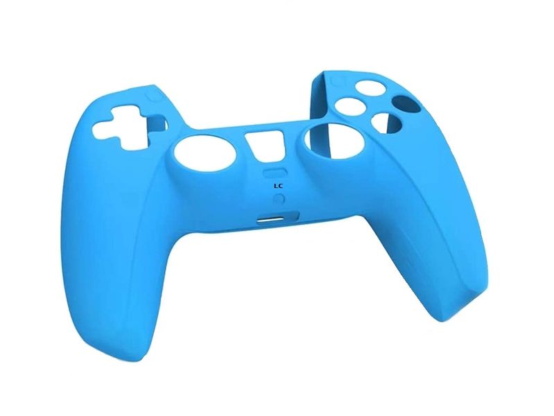 LC TECH PS5 Controller Silicone Cover Case, PS5 Controller Skin Blue