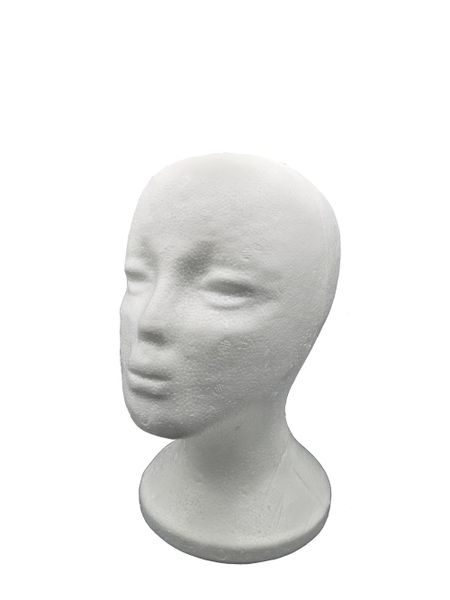 Mannequin Head Made of Polystyrene