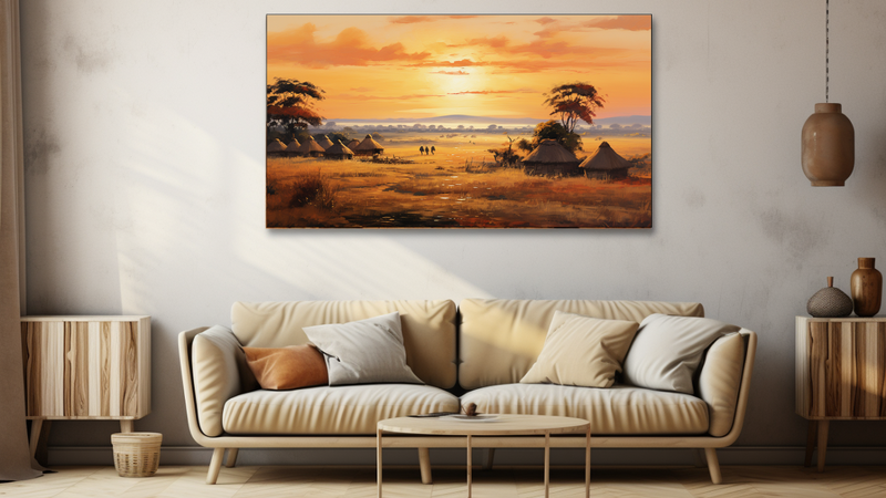 Thatched Serenity Abstract - Hd0059 image