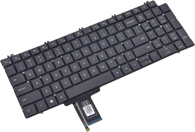 Backlit Keyboard Compatible with Dell Precision 7750 7550 7760 7560 0713DM