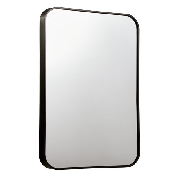 Chenshia 40×60 cm Glass Aluminum Frame Wall Mirror -Modern for Bath/Bedroom
