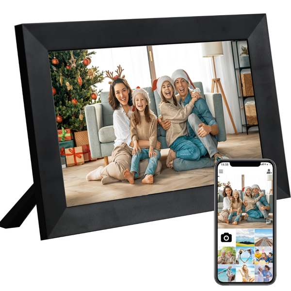 10.1'' WiFi Digital Photo Frame HD IPS Touchscreen with 32GB Storage