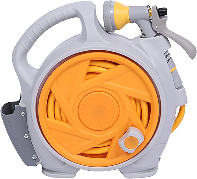 Retractable Garden Hose Reel with 7 Spray Patterns 15M