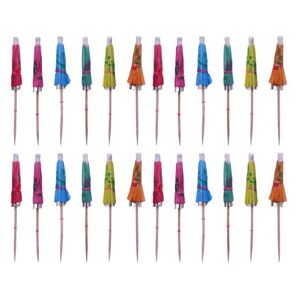Bar Butler Cocktail Umbrellas 24 Pieces, (100mm)