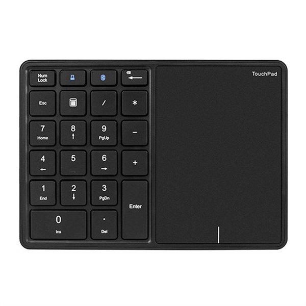 Bluetooth Numeric Keyboard with Touchpad