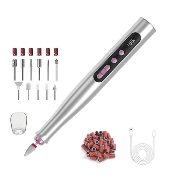 13 in 1 Nail File Kit Cordless Electric Nail Drill Machine