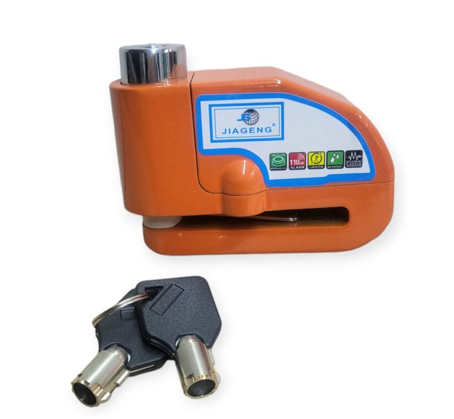 Motorcycle Anti Theft Alarm Disc Brake Lock 7MM Pin