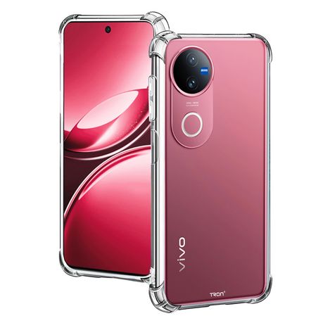 TRON Shockproof Transparent Gel Case Compatible with Vivo V50 5G Image