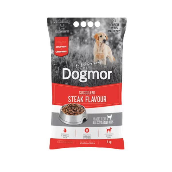 Dogmor- Succulent Steak Flavour Dog Food Adult 8kg