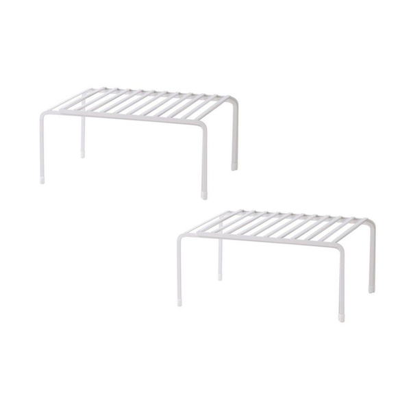 Cupboard Storage Shelf Racks Set of 2