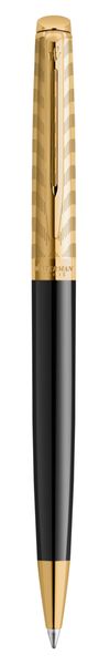 WATERMAN Hemisphere Opera Ballpoint Pen Deluxe Black Gold Trim