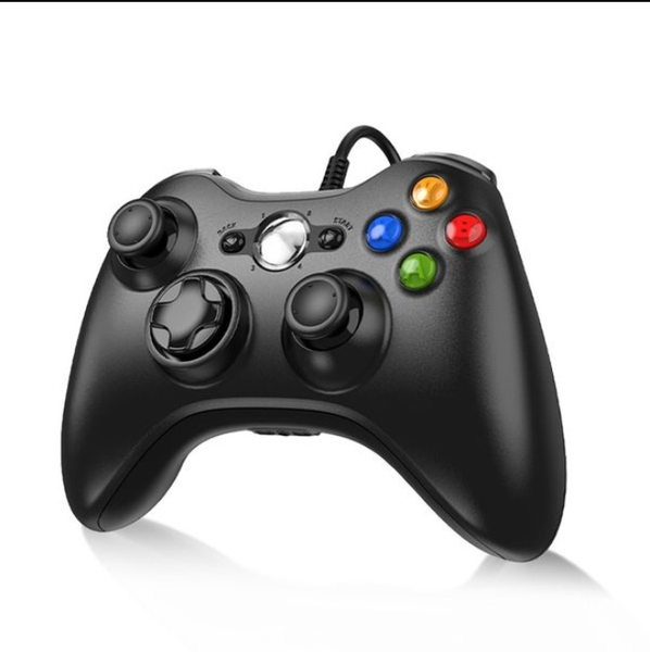 Wired USB controller for PC, compatible with Xbox 360