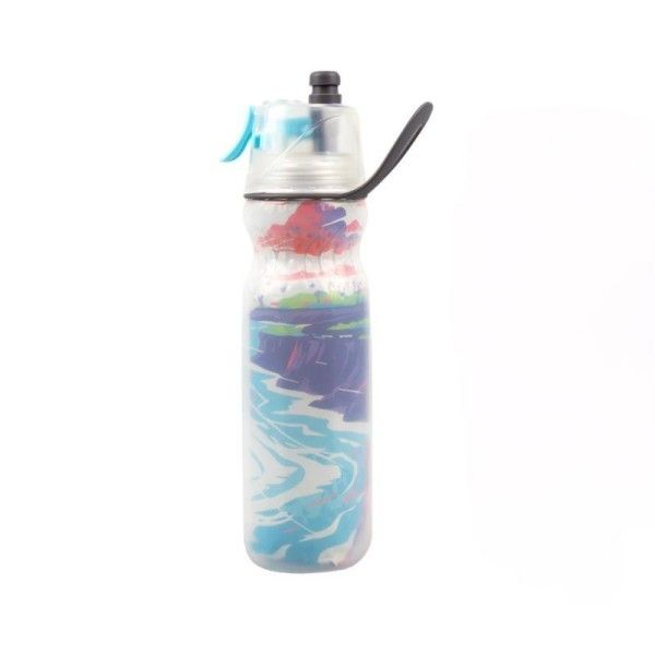 Spray Water Bottle Sport Fitness Outdoor Leakproof Kettle