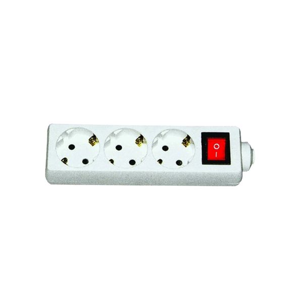 ACDC - 3 Way Schuko Socket Adaptor