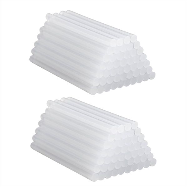 100 Pcs Hot Melt Glue Sticks 7Mmx100Mm Hot Glue Sticks Rod