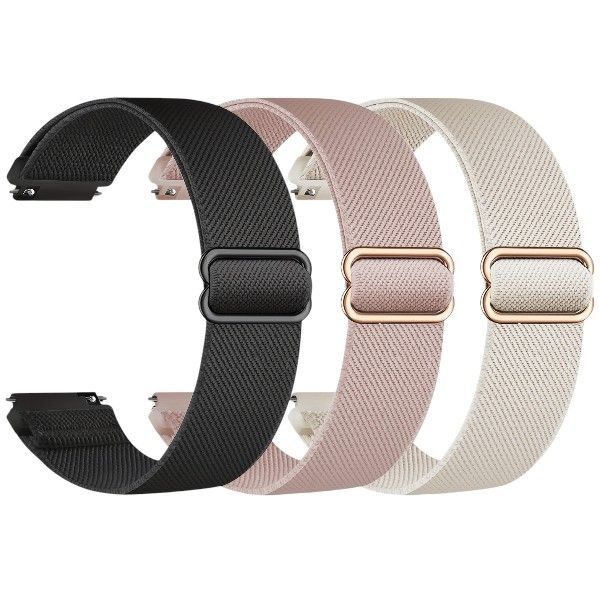 3 Pack Stretchy Solo Loop Band - 42-49mm - Multicolor