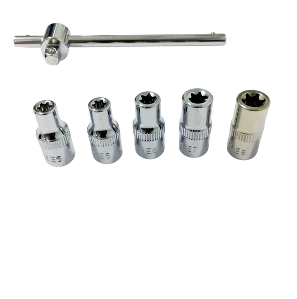 Socket Set with Handle - Metric Sizes 8mm to 16mm