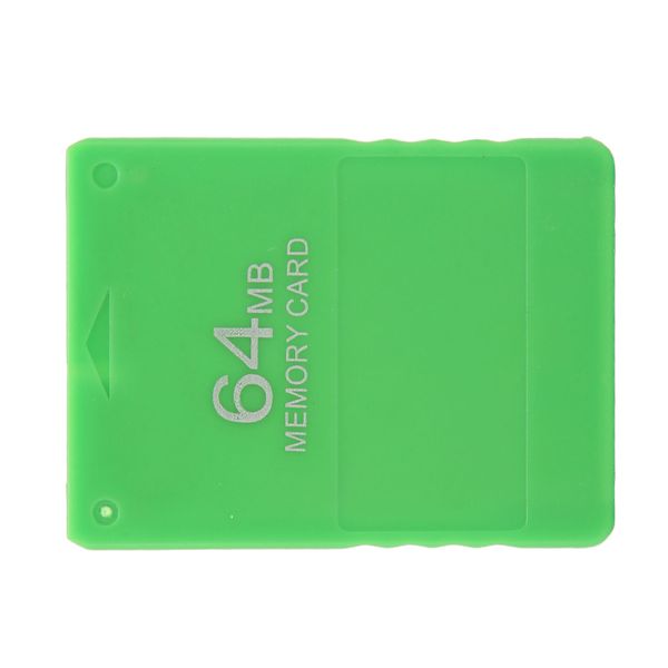 64MB Memory Card FMCB1.966 Compatible with PS2 Green