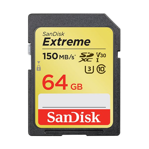 SanDisk 64GB 150MB/s Extreme SDXC