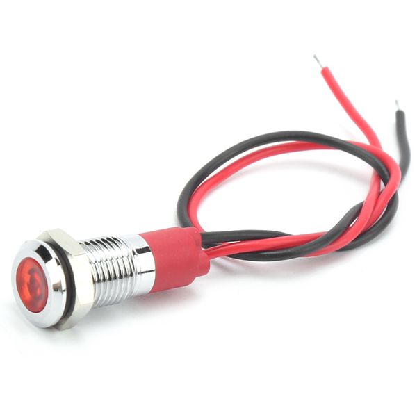 Compatible With BMW 8mm LED Signal Lamp Red