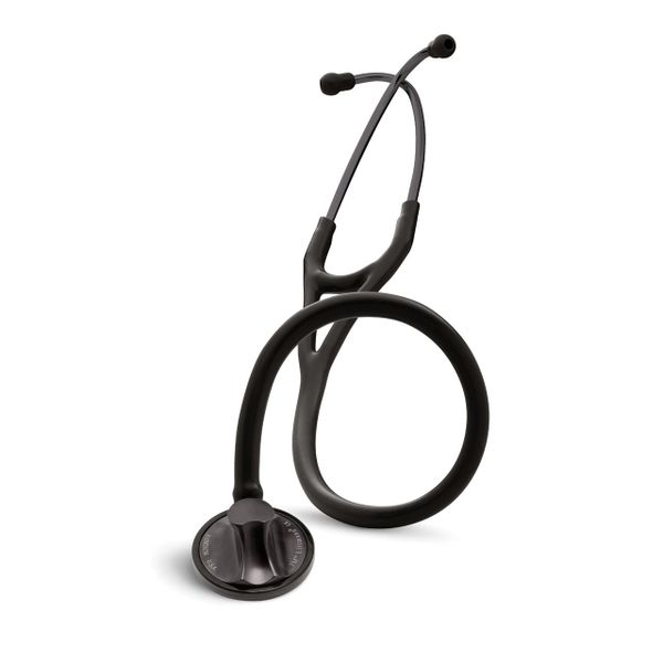 Littmann Master Cardiology Stethoscope: Black and Smoke Finish