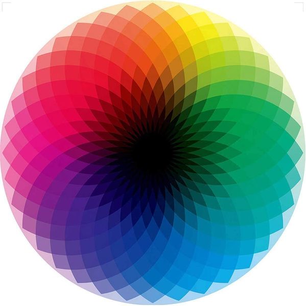 Gradient Rainbow Jigsaw Difficult Puzzle 1000 Pieces For Adults
