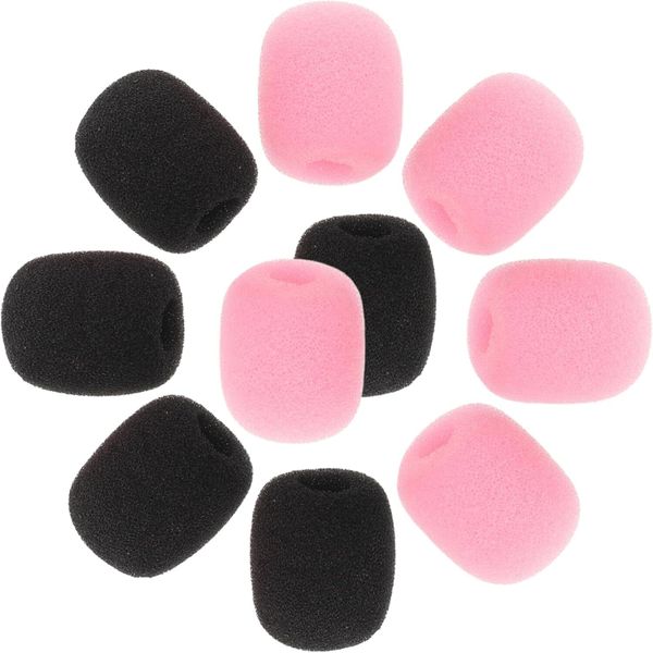 Pink Foam Windscreen Covers Noise Filtering for Headset Mics