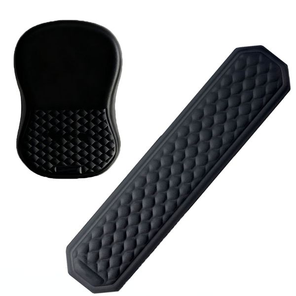 Computer Mouse Pad, Computer Keyboard Pad, Computer Wrist Pad- 2 Piece