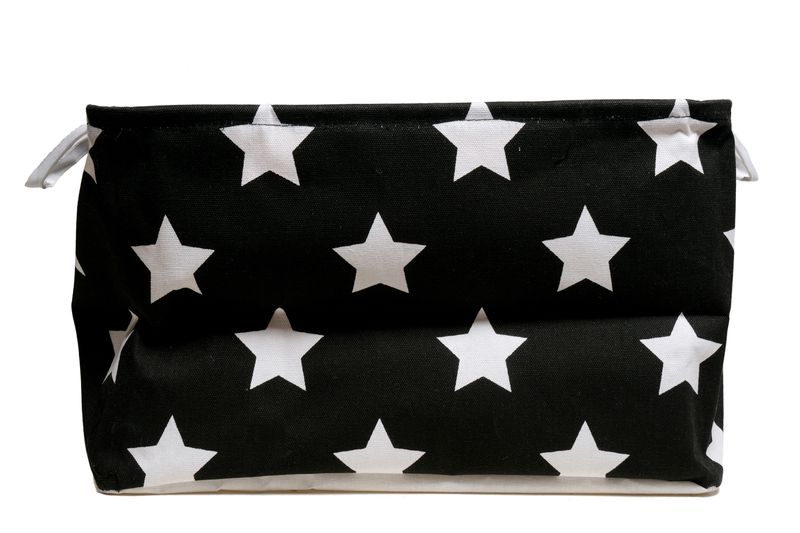 Collapsible Storage Basket With Drawstring