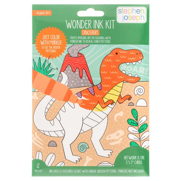 Stephen Joseph Wonder Ink Art Kit Dinosaurs