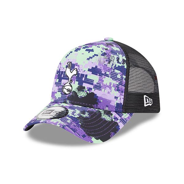 Tottenham Hotspur FC All Over Print Glitch Multi Coloured Trucker Cap