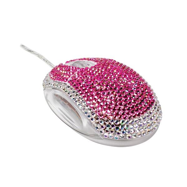 Diamante USB Wired Mouse