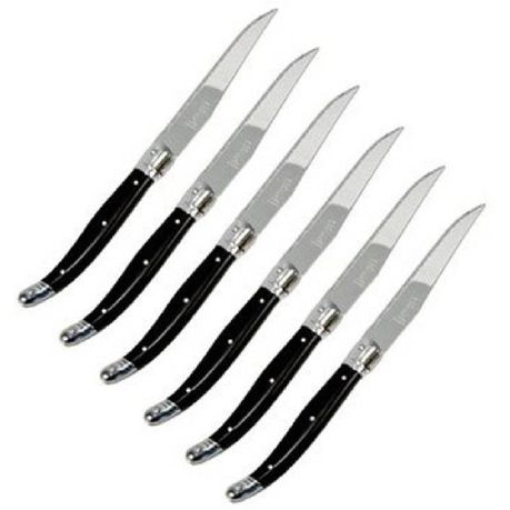 Verdier Steak Knife Block Set 6 Neutral Uncle Zitos Ltd