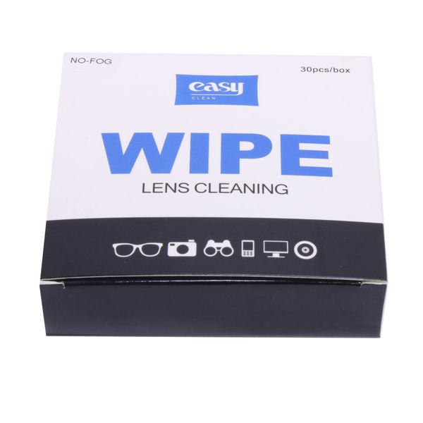 Lens Wipes Individually Wrapped Anti Fog Wipe for Glasses &amp; Camera Lens