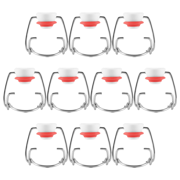 Swing Top Glass Bottle Caps Flip Beer Bottle Swing Cap 10Pcs